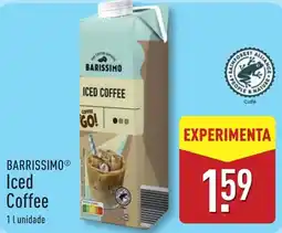 ALDI Barrissimo iced coffee promoção
