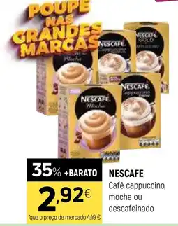 Coviran nescafe café cappuccino, mocha ou descafeinado promoção