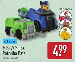 ALDI Mini Veículos Patrulha Pata promoção
