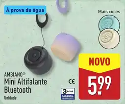 ALDI Ambiano mini altifalante bluetooth promoção