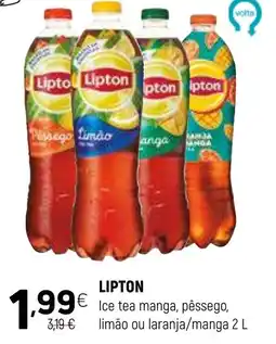 Coviran lipton ice tea manga, pêssego, limão ou laranja/manga promoção