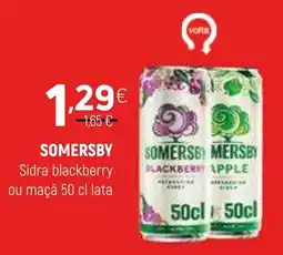 Coviran Somersby sidra blackberry promoção