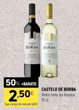 Coviran castelo de borba vinho tinto ou branco promoção