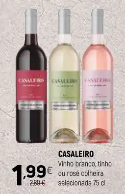 Coviran Casaleiro vinho branco, tinto ou rosé colheira selecionada promoção