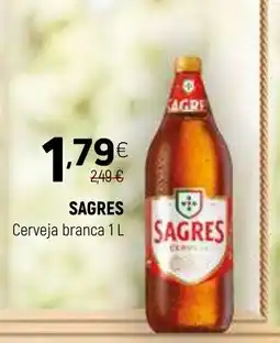 Coviran sagres cerveja branca promoção