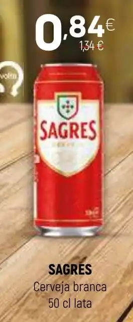 Coviran Sagres cerveja branca promoção
