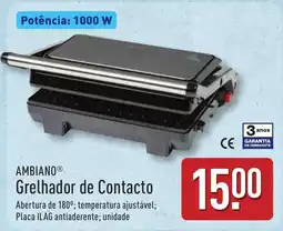 ALDI Ambiano grelhador de contacto promoção