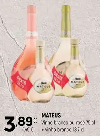 Coviran mateus vinho branco ou rosé promoção