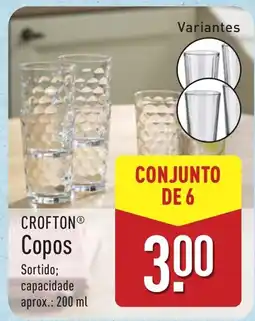 ALDI Crofton copos promoção