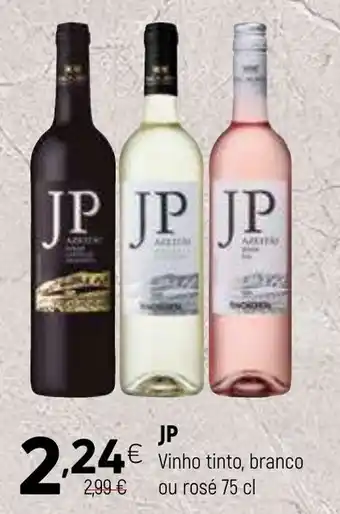 Coviran jp vinho tinto, branco ou rosé promoção