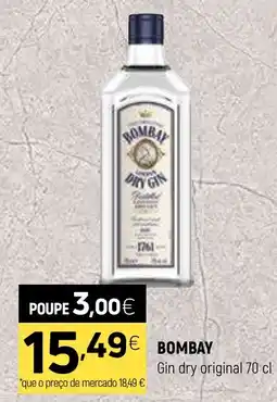 Coviran Bombay Gin dry original promoção