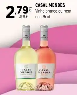 Coviran Casal Mendes vinho branco ou rosé promoção