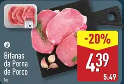 ALDI Bifanas da Perna de Porco promoção