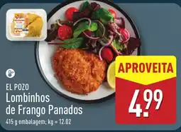 ALDI El pozo lombinhos de frango panados promoção