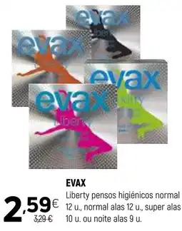 Coviran evax liberty pensos higiênicos normal promoção