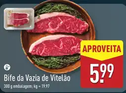ALDI Bife da Vazia de Vitelão promoção