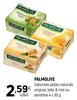 Coviran Palmolive sabonete sólido naturals original, leite & mel ou sensitive promoção