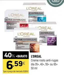 Coviran L'oreal creme rosto anti-rugas promoção