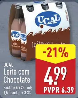 ALDI Ucal leite com chocolate promoção