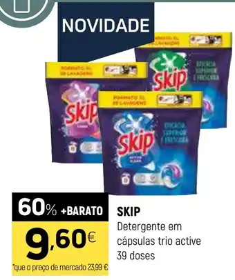 Skip detergente em cápsulas trio active