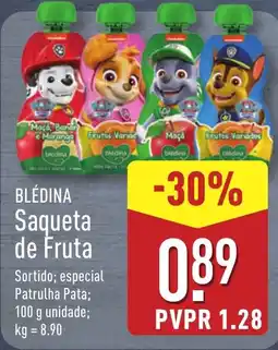 ALDI Blédina Saqueta de Fruta promoção