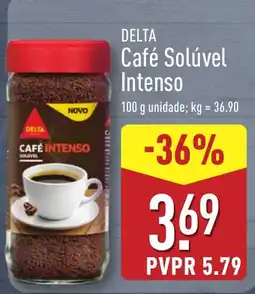 ALDI Delta café solúvel intenso promoção