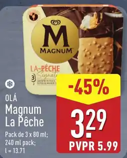 ALDI Magnum La Pêche promoção