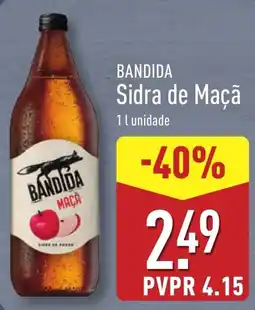 ALDI Bandida sidra de maçã promoção