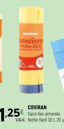 Coviran coviran saco lixo amarelo promoção