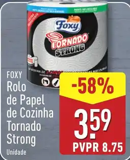 ALDI Foxy rolo de papel de cozinha tornado strong promoção
