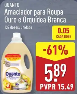 ALDI Amacidor para Roupa Quanto Ouro e Orquídea Branca promoção