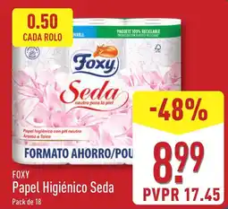 ALDI Foxy Papel Higiênico Seda promoção