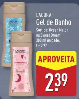 ALDI Lacura gel de banho promoção
