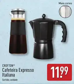 ALDI Cafeteira Expresso Italiana Crofton promoção