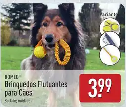 ALDI Romeo brinquedos flutuantes para cães promoção