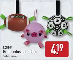ALDI Romeo brinquedos para cães promoção