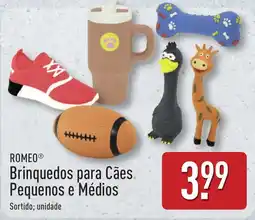 ALDI Romeo brinquedos para cães pequenos e médios promoção