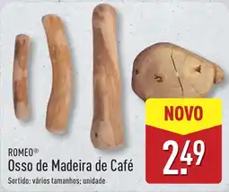 ALDI Osso de Madeira de Café promoção
