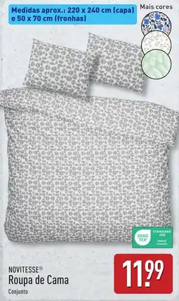 ALDI Novitesse roupa de cama promoção