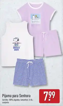 ALDI Pijama para Senhora promoção