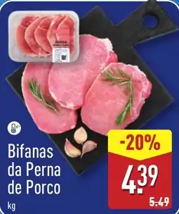 ALDI Bifanas da Perna de Porco promoção