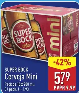 ALDI super bock cerveja mini promoção