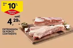 Continente Entremeada de porco continente promoção