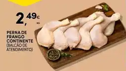 Continente Perna de frango continente promoção