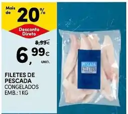 Continente filetes de pescada promoção