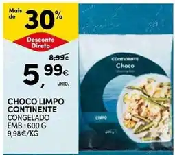 Continente Choco limpo continente promoção