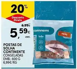 Continente Postas de solha continente promoção