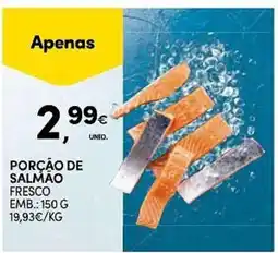 Continente Porção de salmão fresco promoção