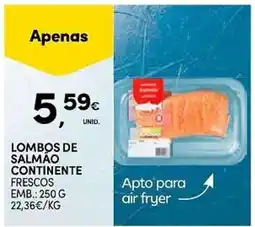 Continente Lombos de salmão continente promoção