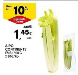 Continente Aipo continente promoção